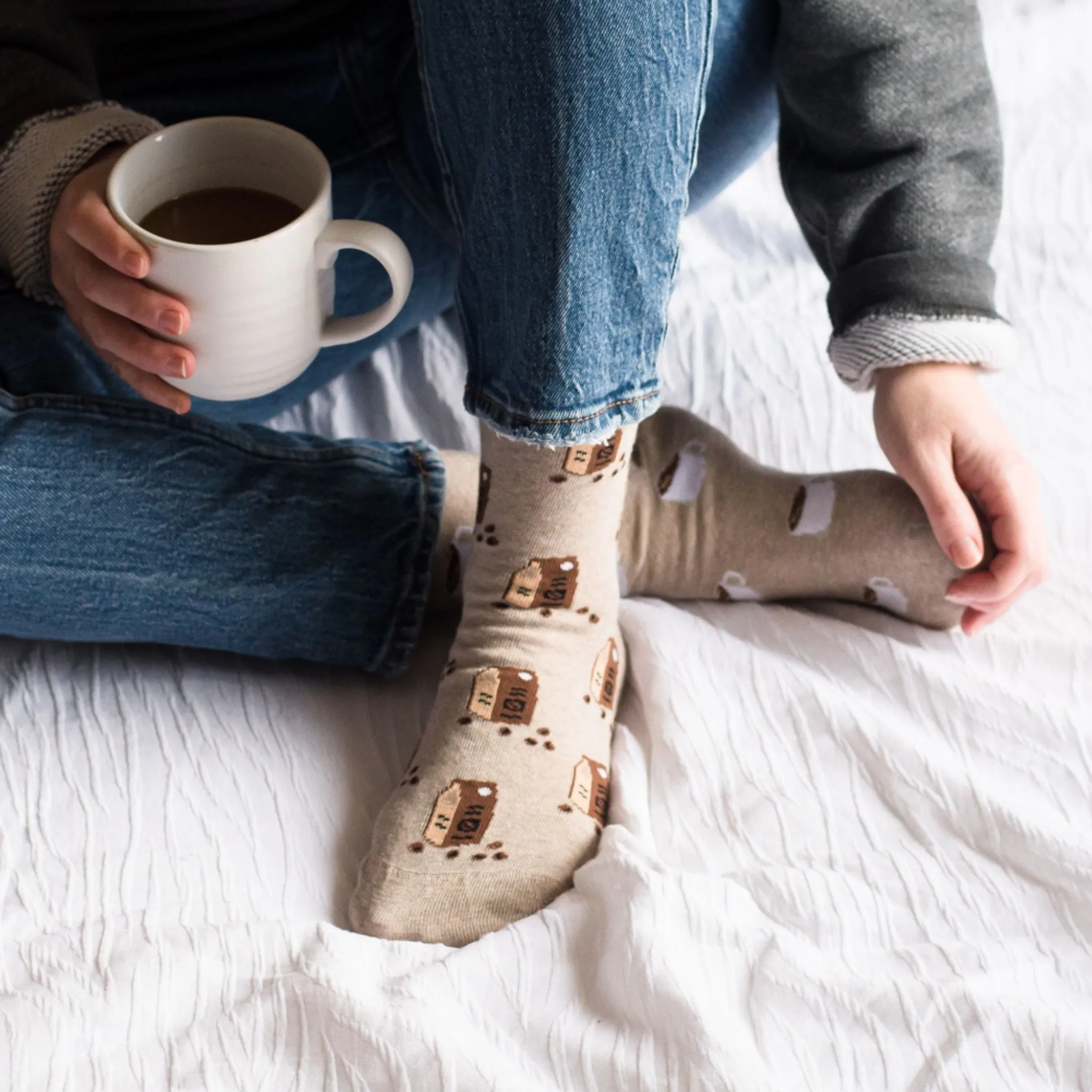 Women's Coffee Bag & Mug Socks