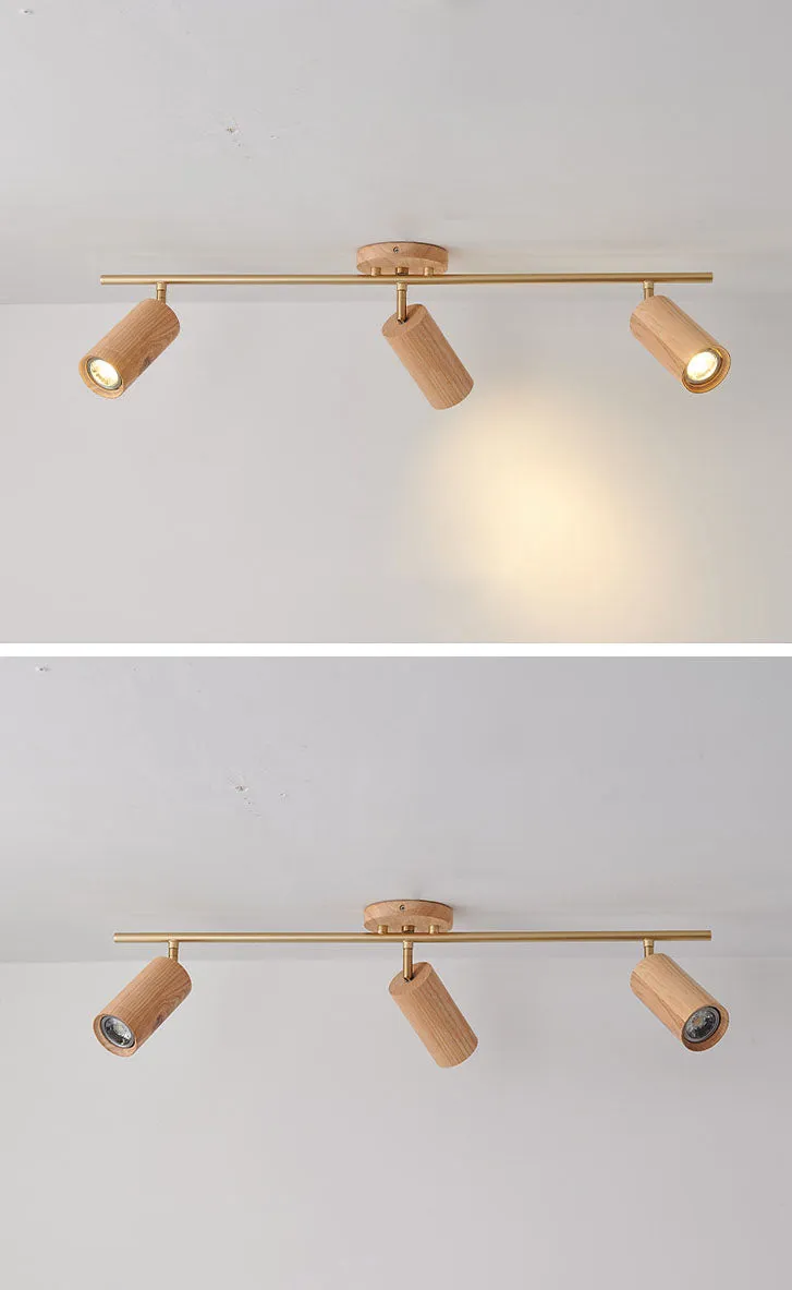 Wooden Track Lights