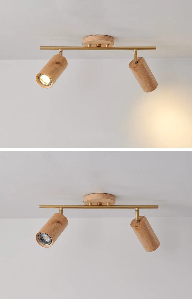 Wooden Track Lights