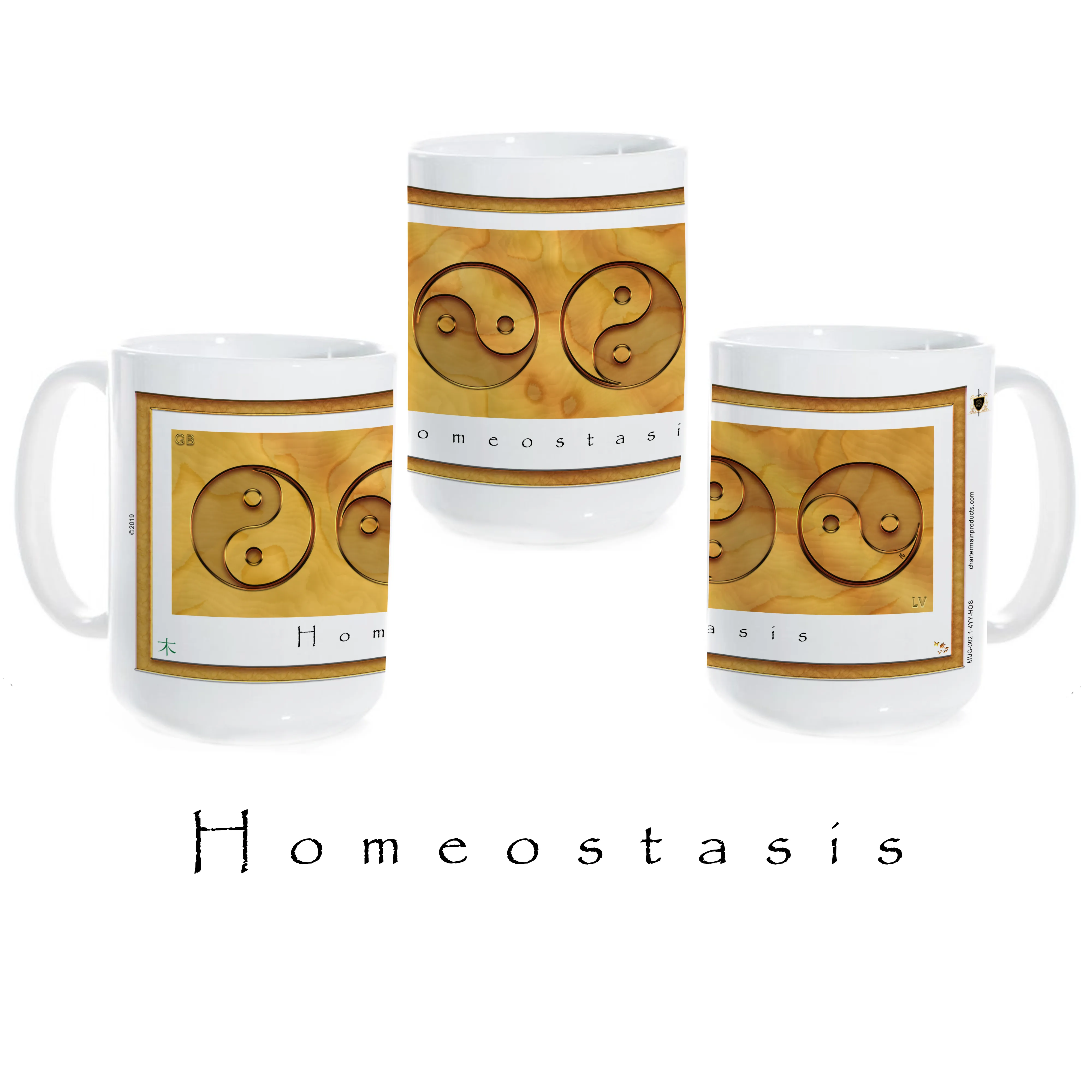 Yin Yang Coffee Mug "Wood" (Homeostasis)