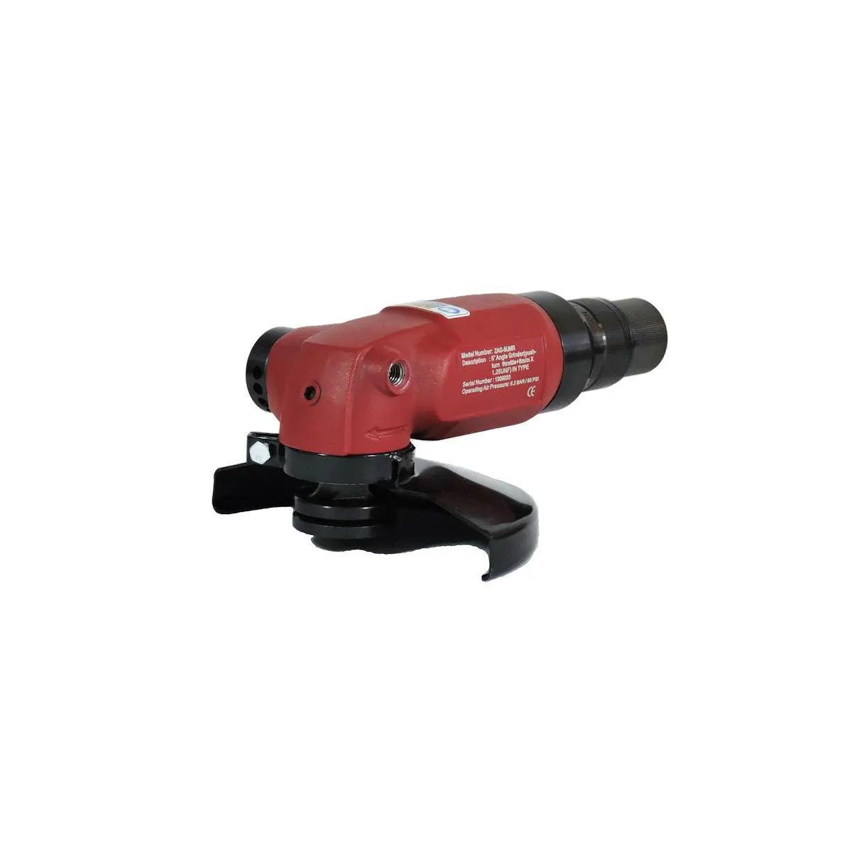 ZAG5UMR -- 10,900 RPM -- 5" Angle Grinder -- push-turn throttle