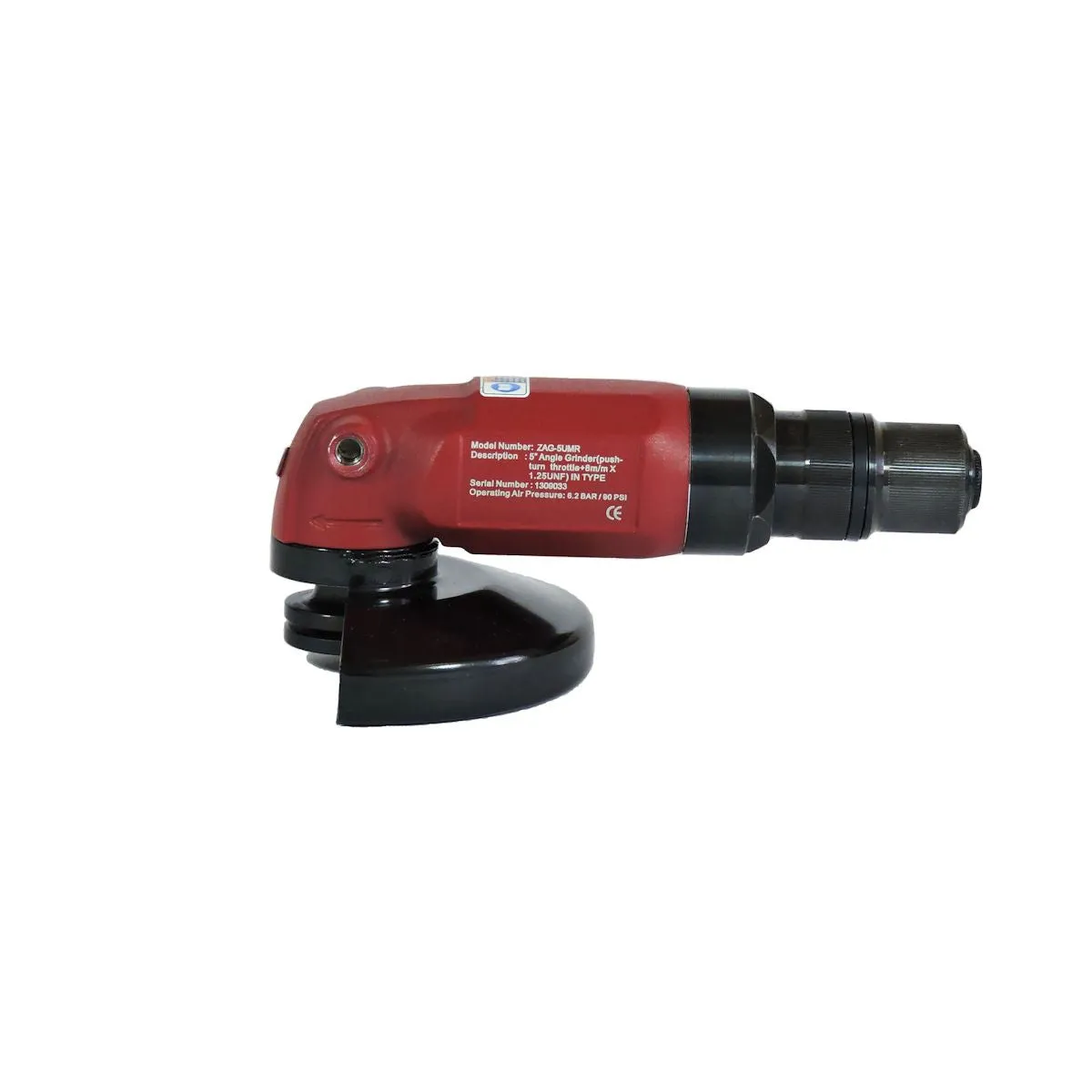 ZAG5UMR -- 10,900 RPM -- 5" Angle Grinder -- push-turn throttle