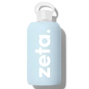 Zeta Tau Alpha Glass Water Bottle with Silicone Sleeve